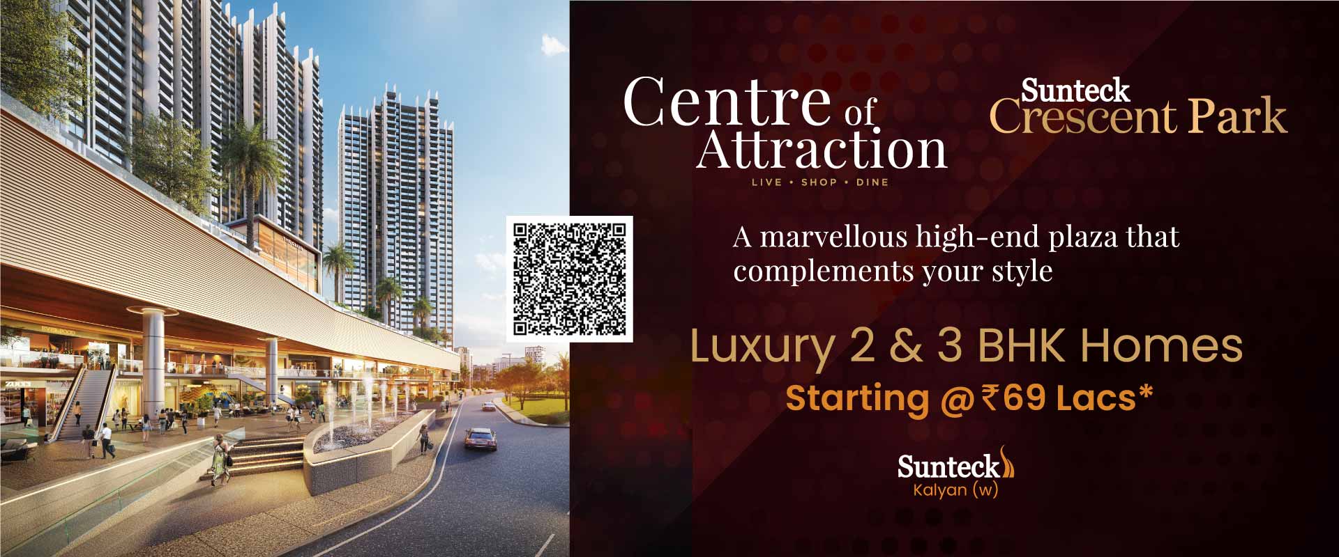 Sunteck Shahad Kalyan Spacious 2, 3 BHK Flats For Sale