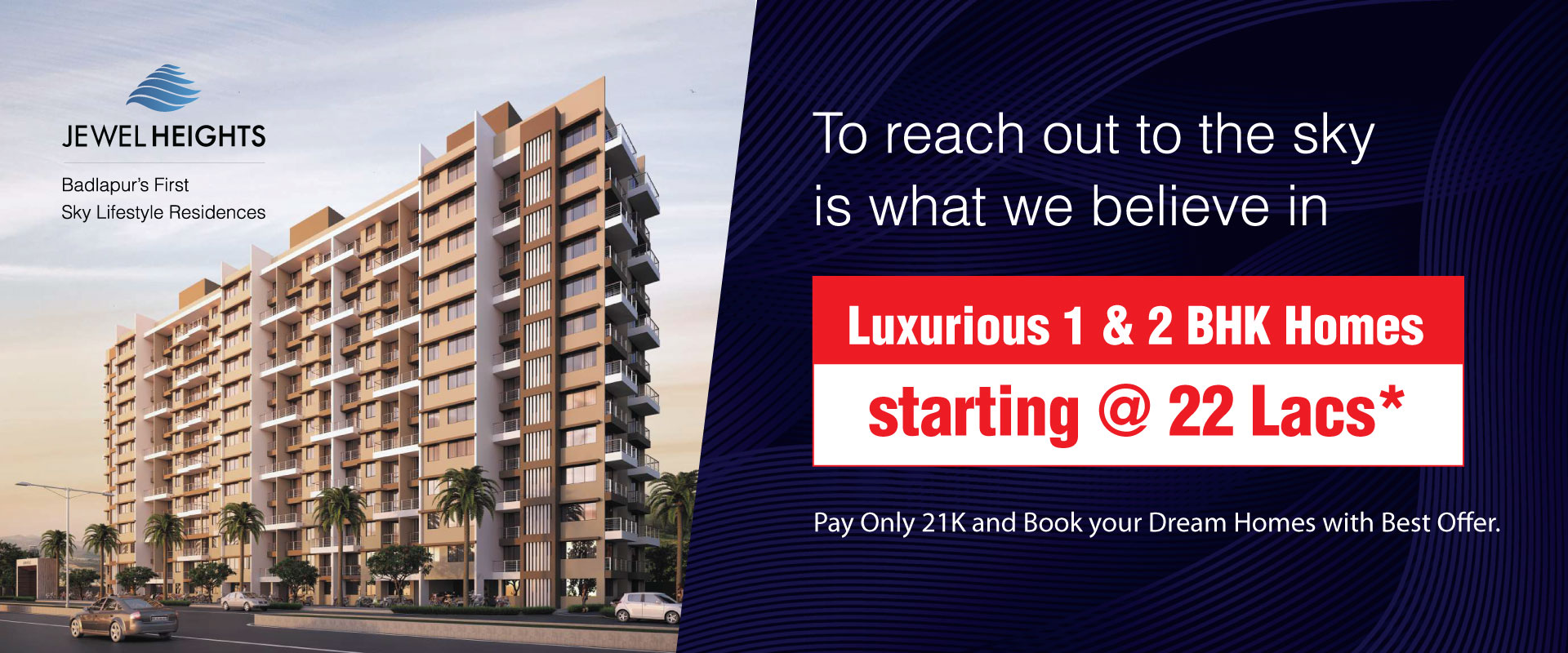 Jewel Heights Badlapur West offer affordable 1 & 2 BHK Flats