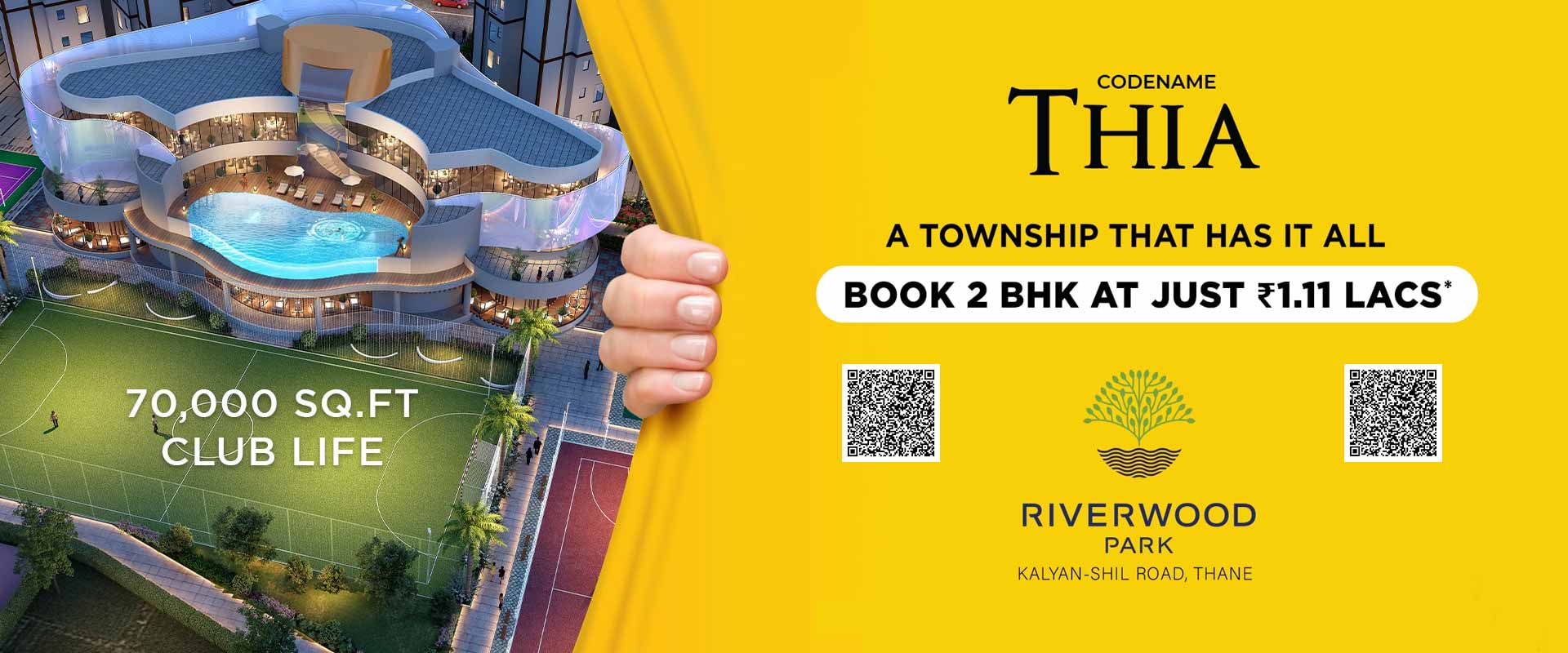 Riverwood Park Dombivli East 1 BHK, 2 BHK Flats for Sale
