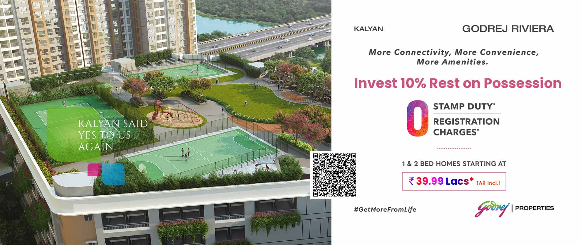 Godrej Riviera Riverside 1, 2 BHK Flats For Sale in Kalyan