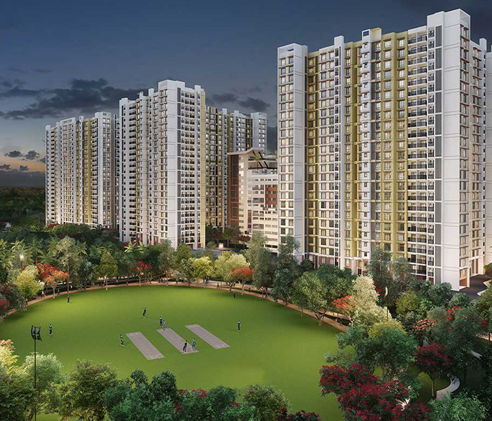 Runwal Garden City 1 & 2 ,3 BHK Flats For Sale At Dombivli