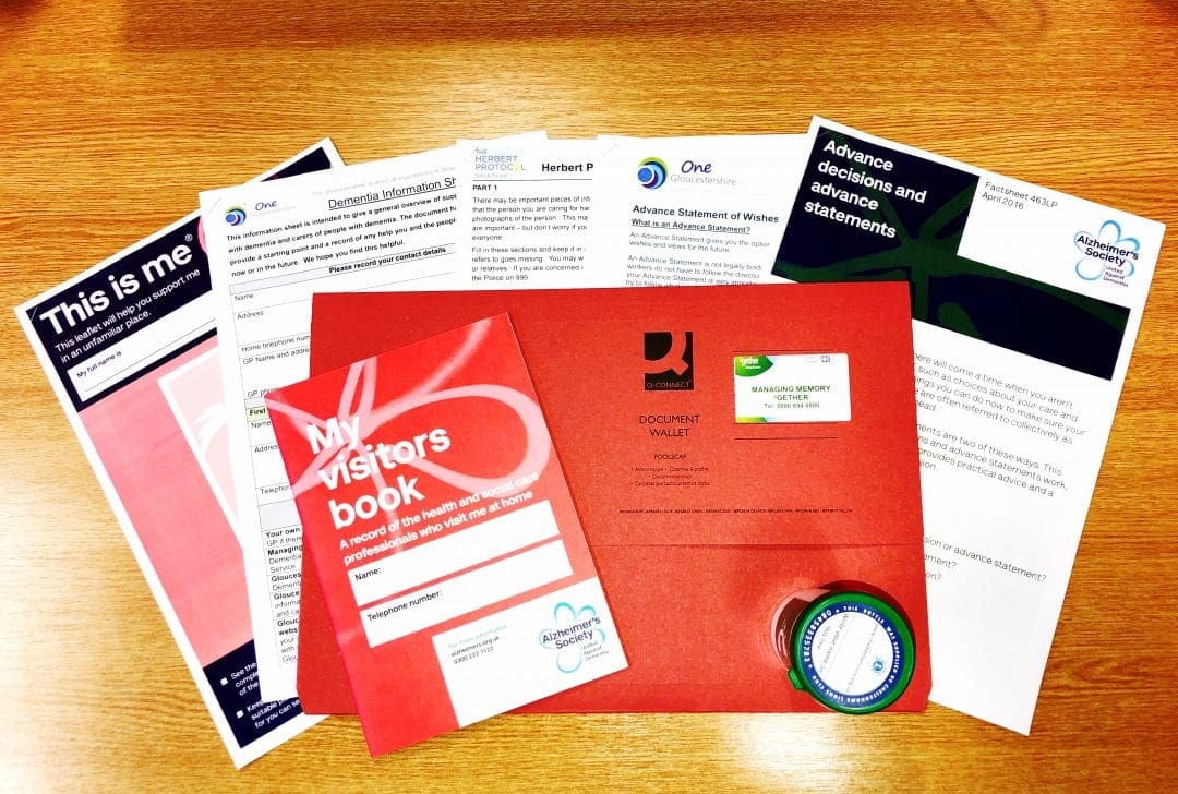 How a red folder can better support people with dementia in