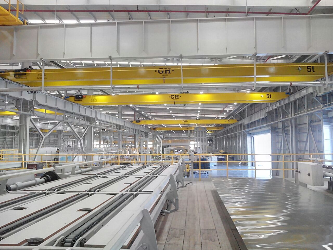 21 grúas viajeras para Hyundai en Rosarito (Mexico) GH
