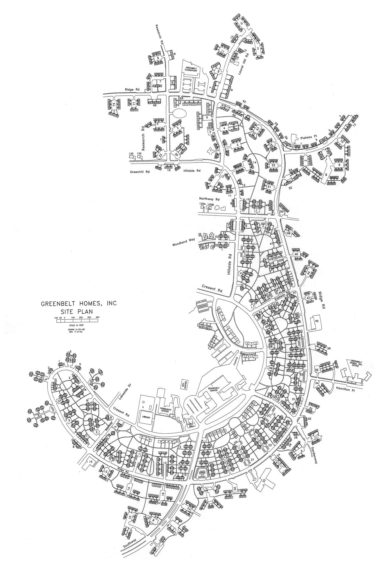 Map Greenbelt Homes