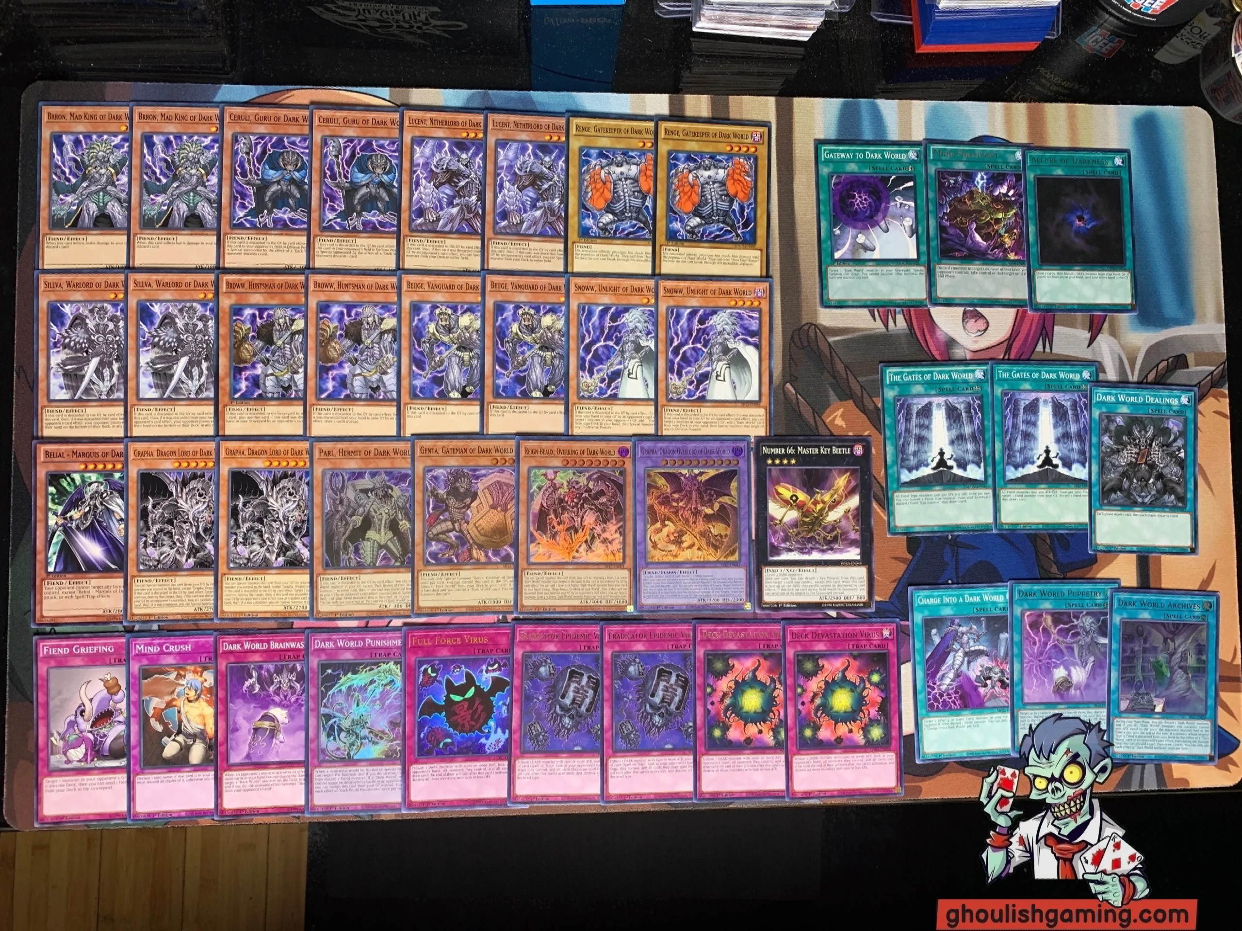 Yugioh Dark World Deck Ghoulish Gaming