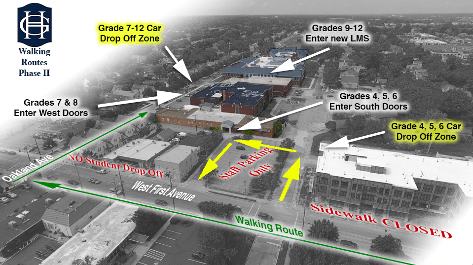 Walking Path and Drop Off Information Grandview Heights Schools