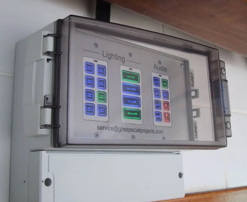 Bespoke Control Panels to house lighting control systems GHS Special