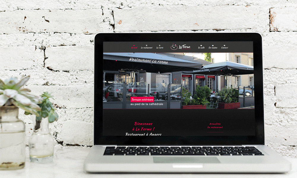 création site restaurant angers Gianni Codron Publicité