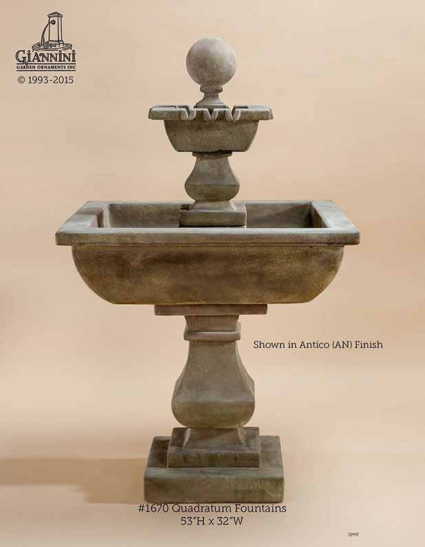 Photos of Garden Fountains, Planters, Statues Giannini Garden