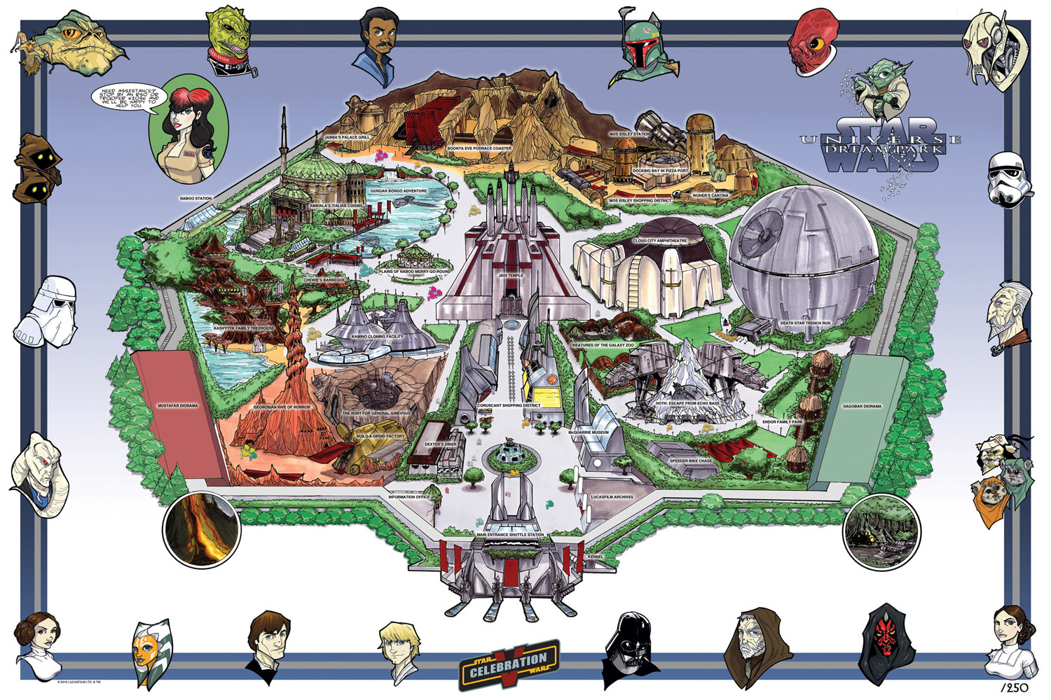 The Star Wars Universe Dream Park Teases What May Come