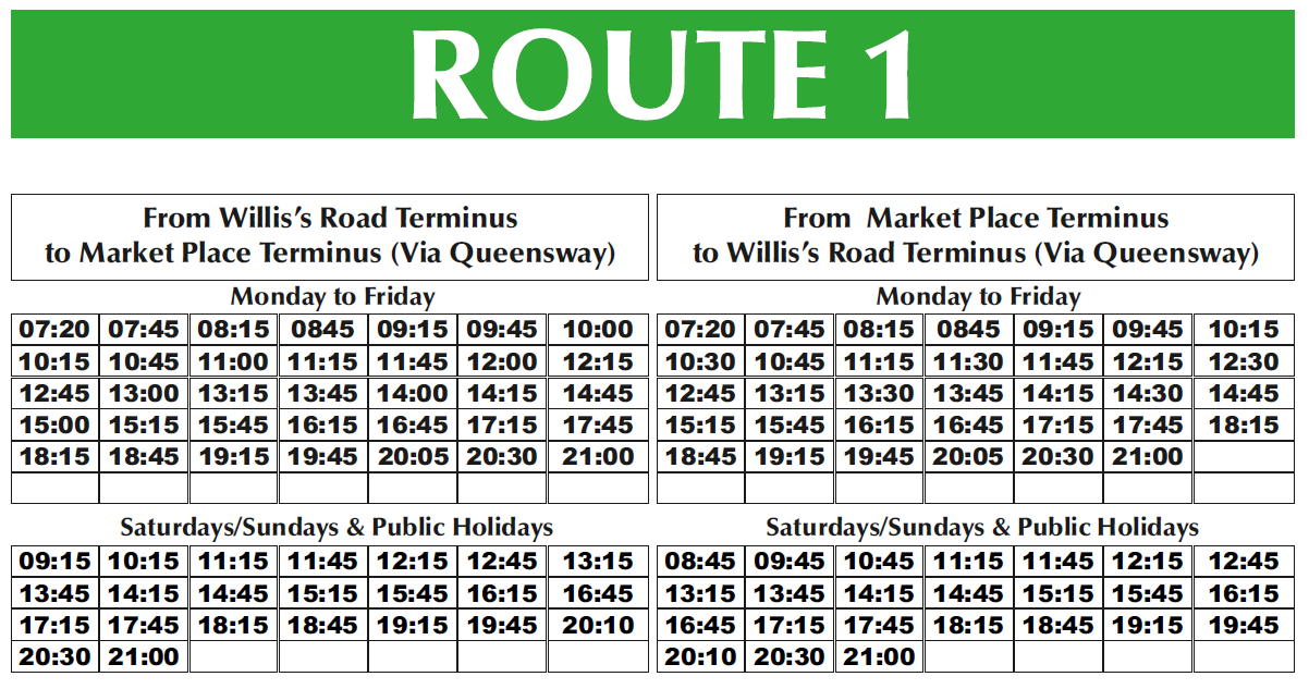 Routes & Timetables Gibraltar Bus Company Routes & Timetables Gibraltar Bus Company