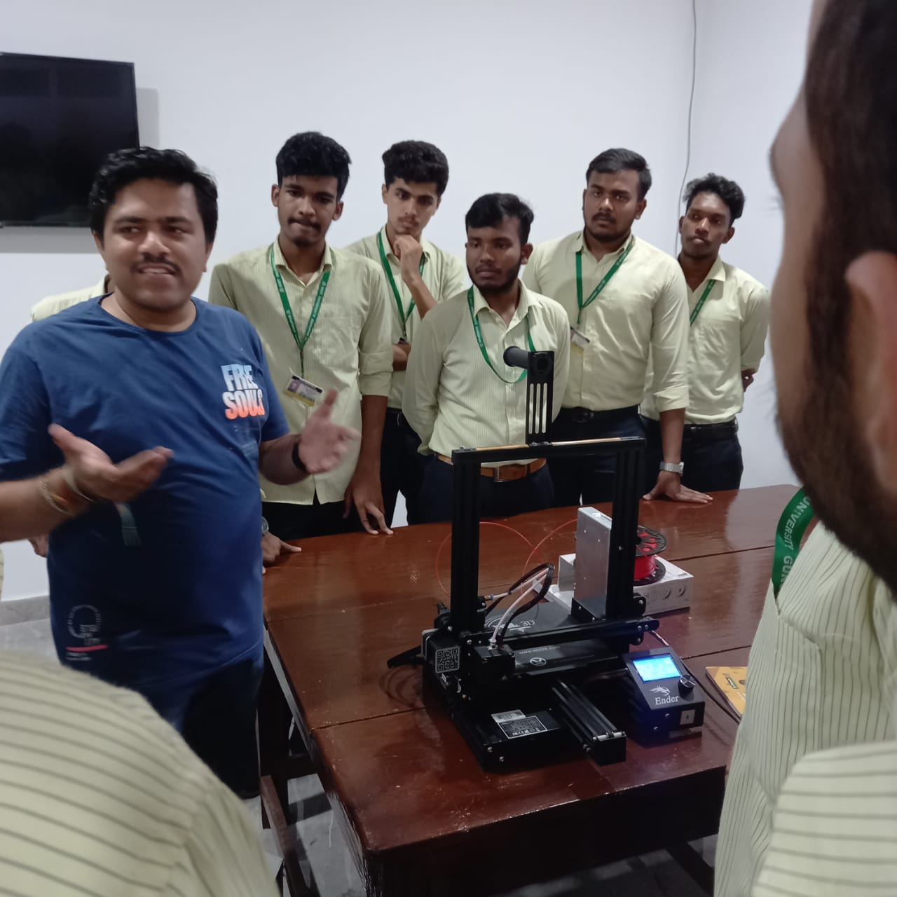 on 3D printing for the Mechanical Engineering students in ACIC