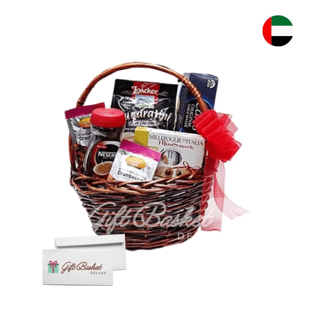 Chocolate Coffee Gift Basket to UAE Send Gifts Delivery UAE