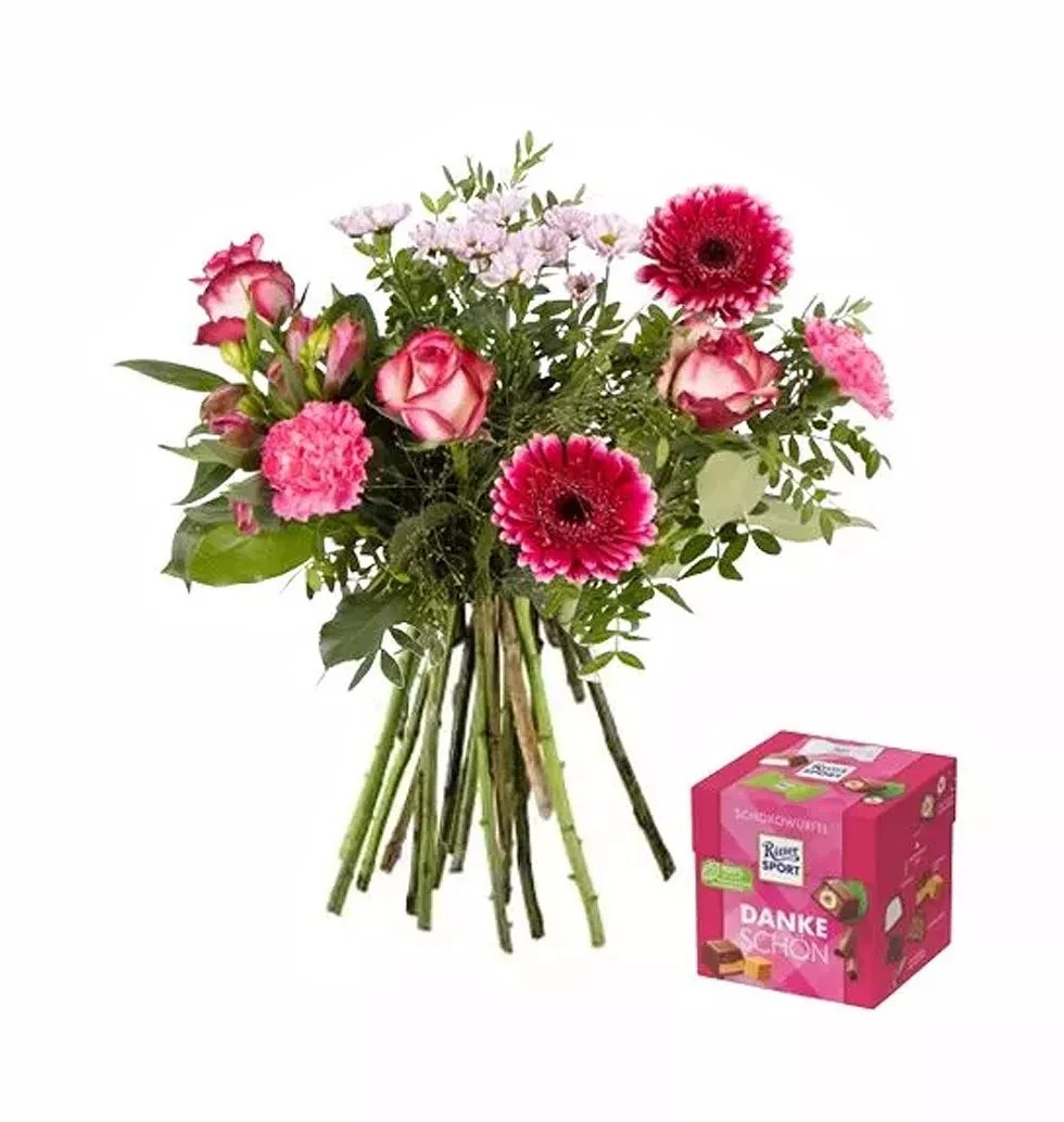 Send Grateful Hearts Bouquet To Germany