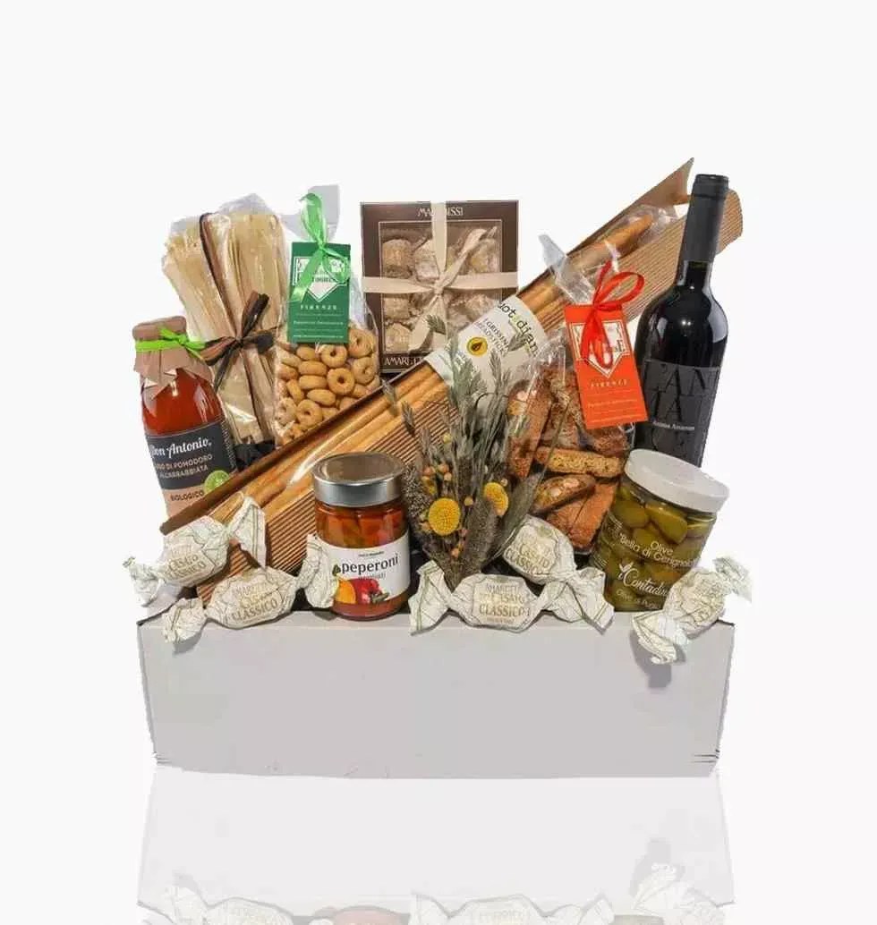 Order TuscanyThemed Gift Basket To Switzerland