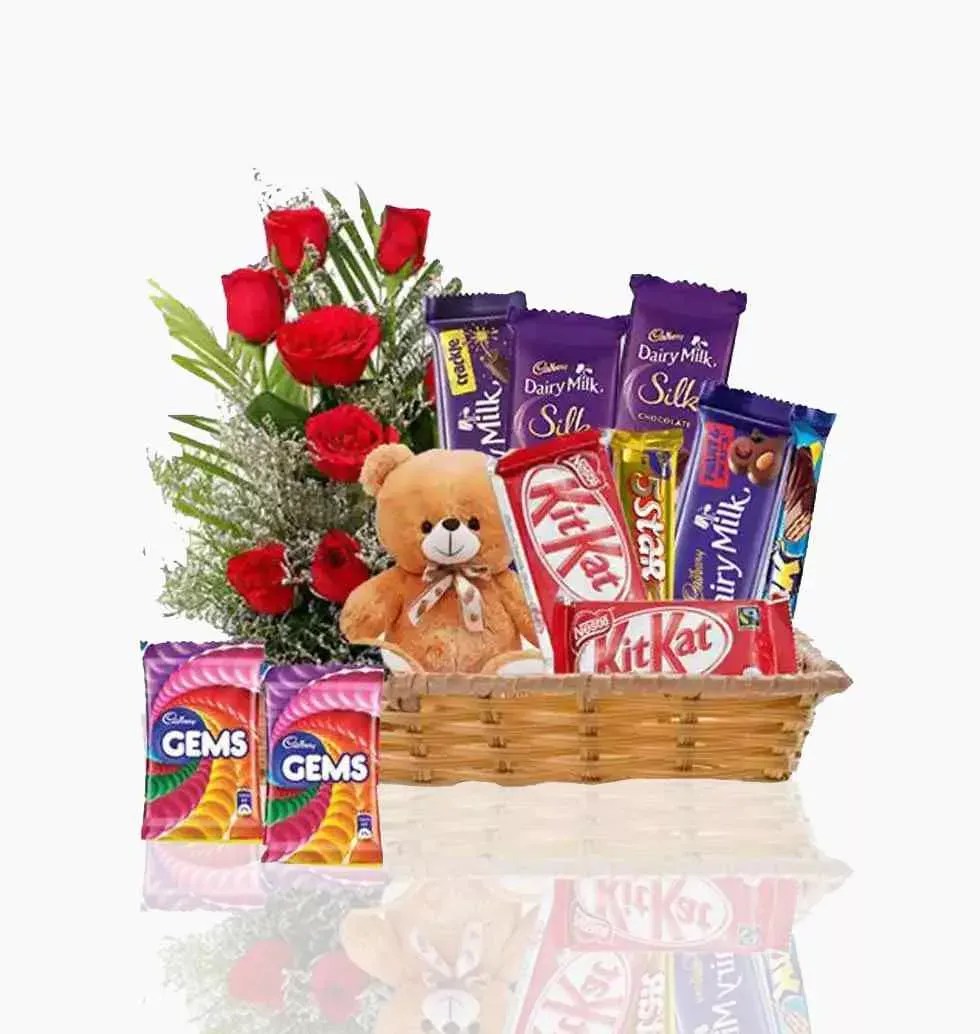 Order Flowers And Delicious Chocolates To India
