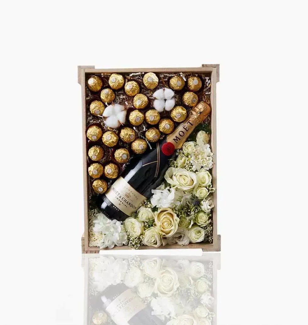Send Flower Champagne and Choco Hamper to Thailand