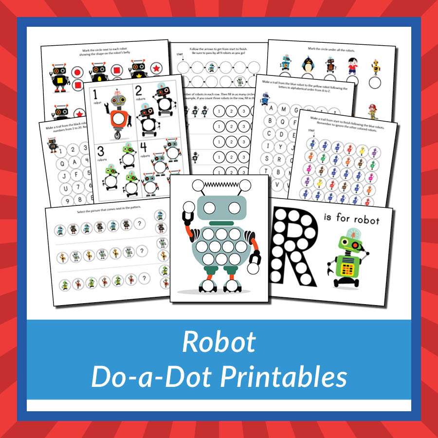 Robot DoaDot Printables Gift of Curiosity
