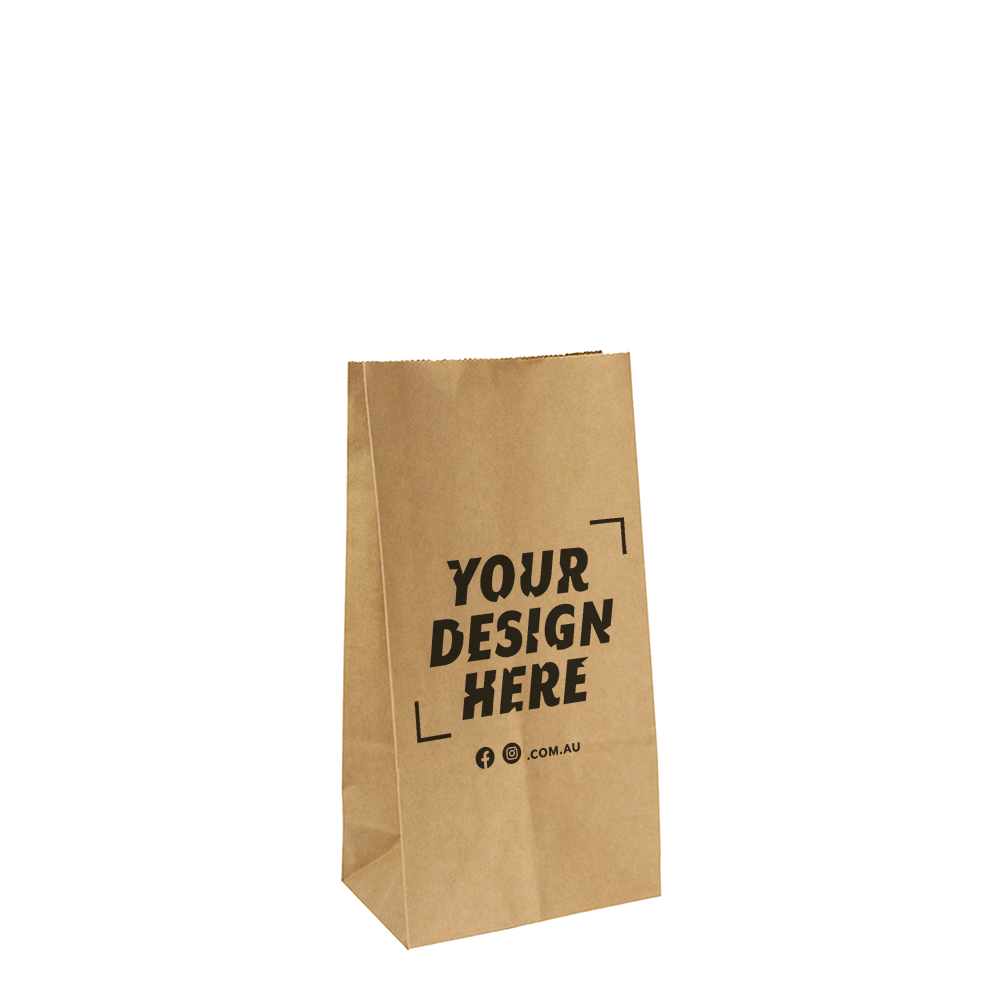 Custom Printed Paper Bags Brown Kraft Paper Bags
