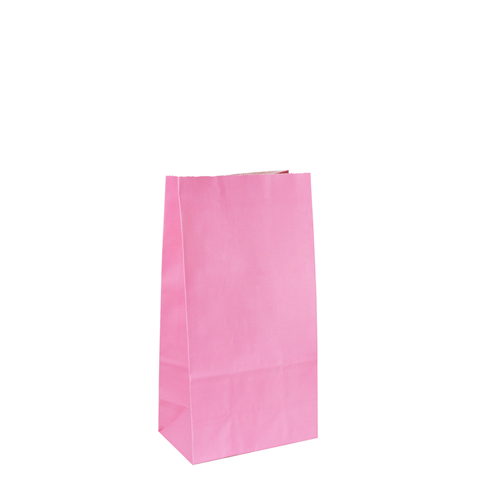 Coloured Gift Bags Light Pink Kraft Paper Bags