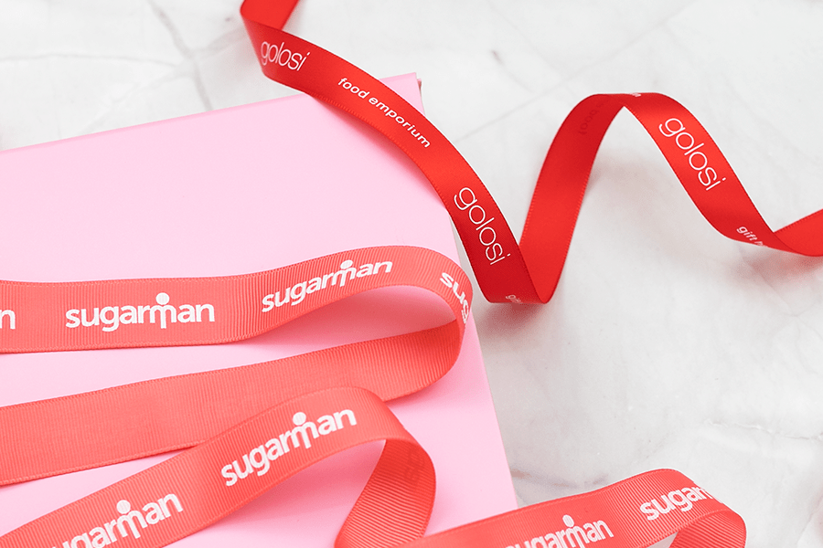 Custom Printed Ribbons for Personalized Gifts Gift Packaging Australia