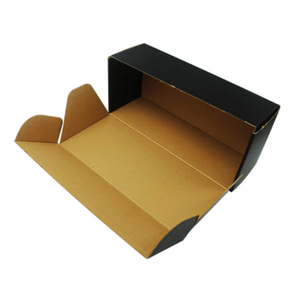 Black Printing Corrugated Mailing Box For Product Packaging