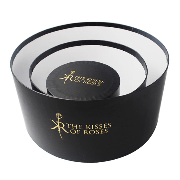 Round Custom Box Wholesale, Luxruy Round Flower BoxHS Packaging