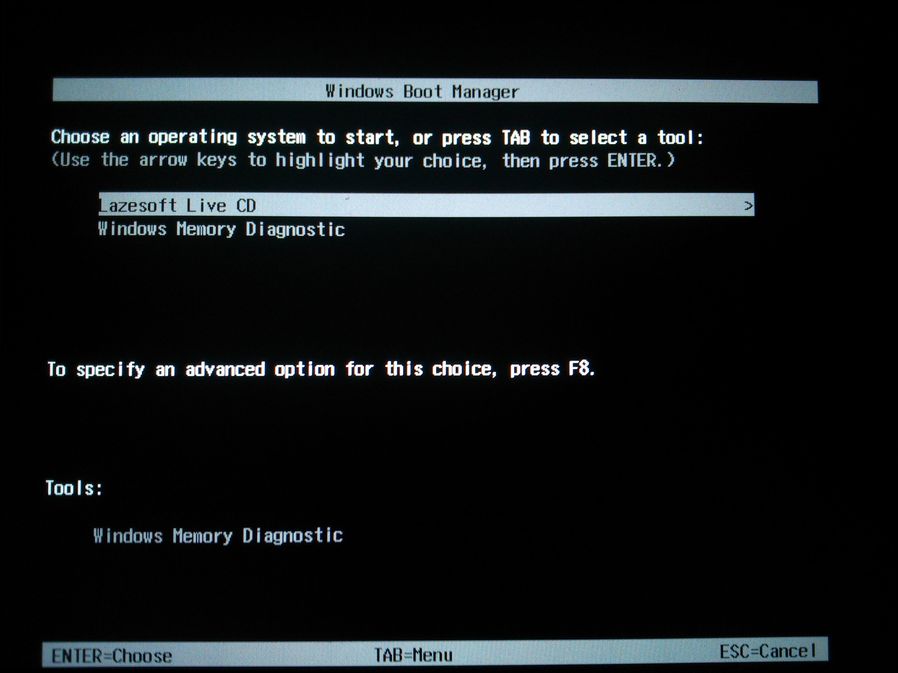 windows boot manager設定