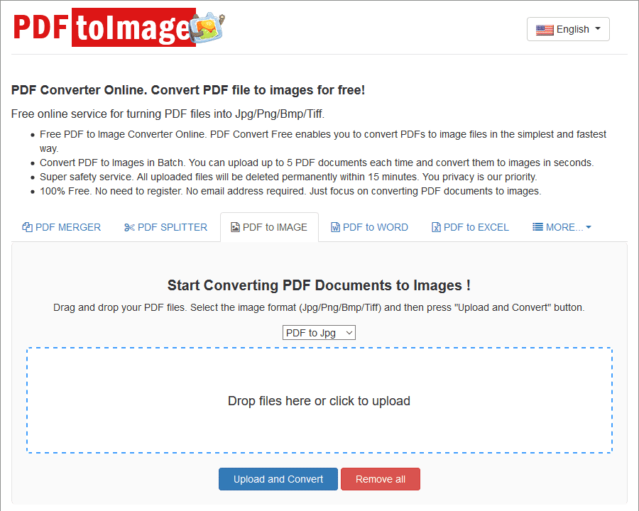 PDF Convert Free Online の使い方 k本的に無料ソフト・フリーソフト