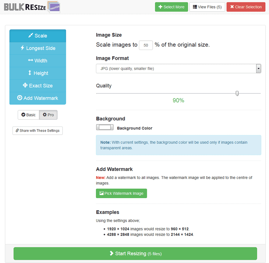 Bulk Resize Photos k本的に無料ソフト・フリーソフト