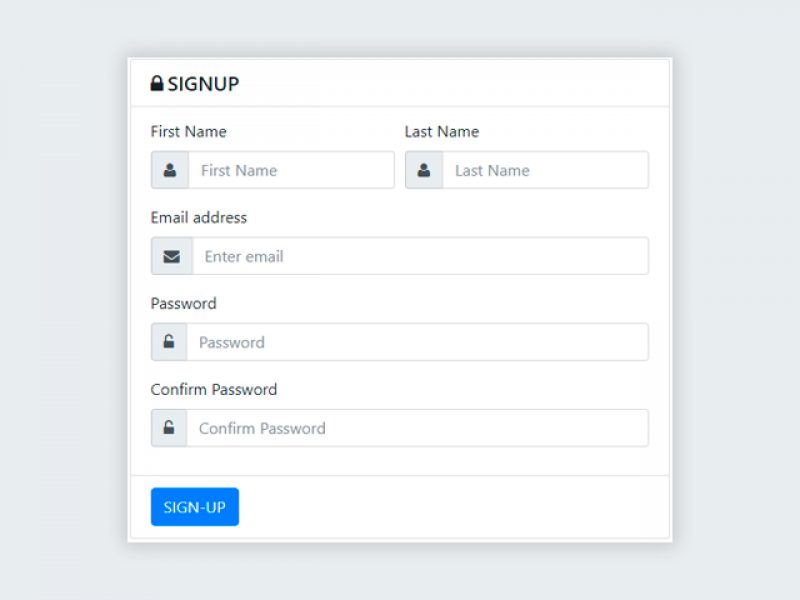 Bootstrap Modal Popup Login Form with Validations
