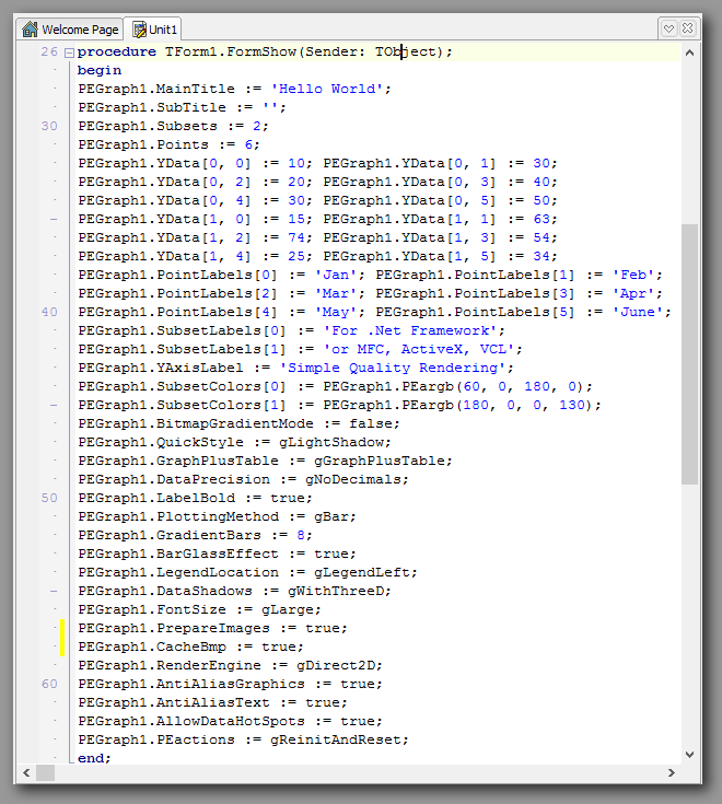 Delphi VCL Charting components for 2D and 3D