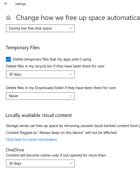 How to Fix Windows 10 Storage Sense Not Available or Disabled?