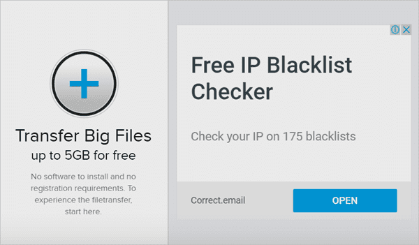 Send large files up to 5GB for free pCloud Transfer