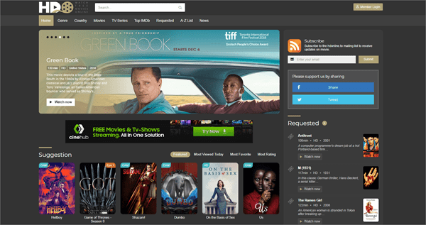 Best 25 Project Free TV Alternative Websites in 2019