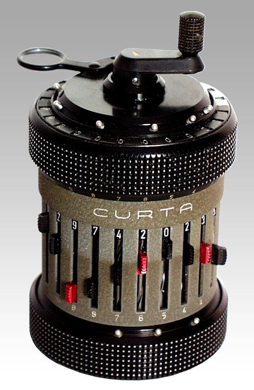 Curta Type II Mechanical Calculator 1958 Gilai Collectibles