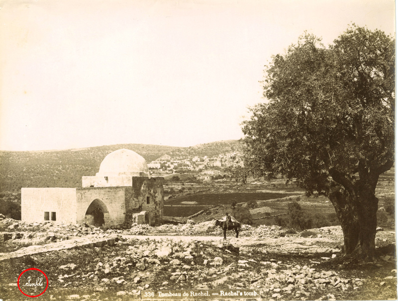 Tombeau de Rachel Rachel’s Tomb by Felix Bonfils ca. 1870 Gilai