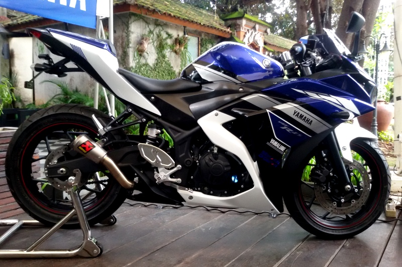 my shared Atur Ketinggian Sok Depan YZFR25, Makin Cakep
