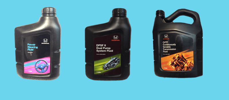 Honda brake replacement., only genuine brake and steering fluids used