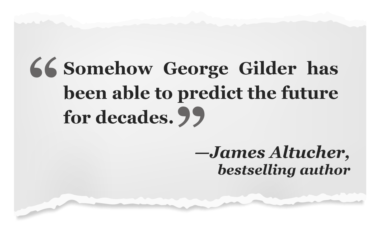 Gilder Tech Report Trillion Dollar Miracle