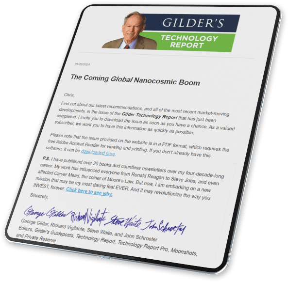 Gilder Tech Report Trillion Dollar Miracle