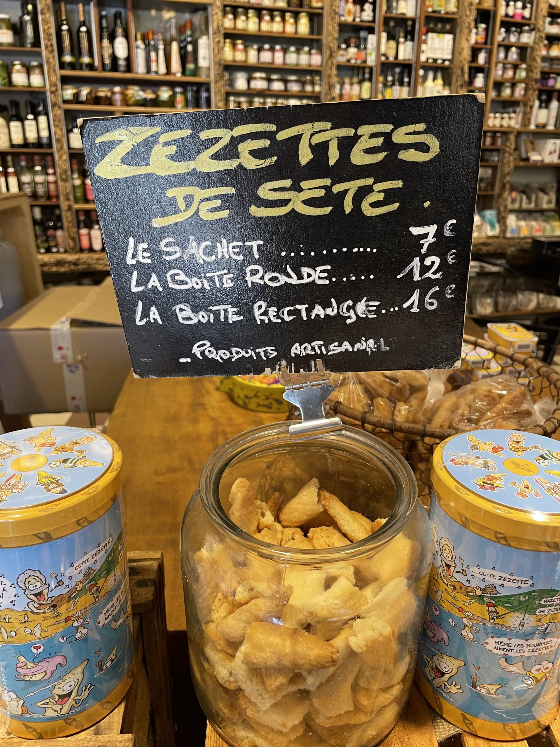 Maison Janicot, épicerie Sète shopping gourmand chez Janicot Le