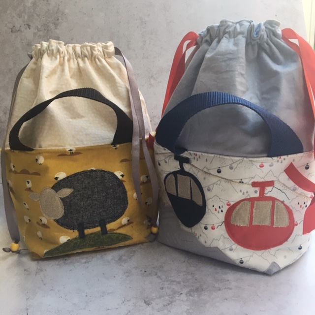 FREE Basket with Drawstring Top GillyMac Designs Patchwork