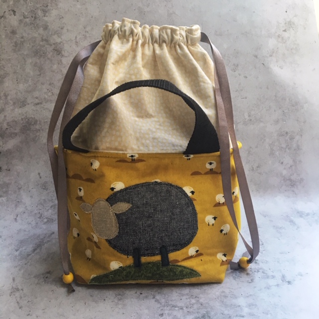 FREE Basket with Drawstring Top GillyMac Designs Patchwork