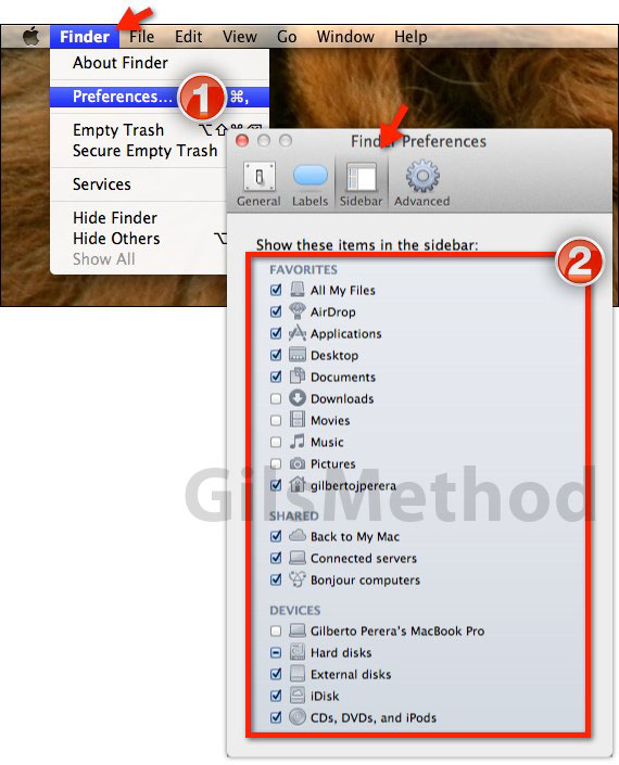 How to Customize Finder's Sidebar Items in Mac OS X