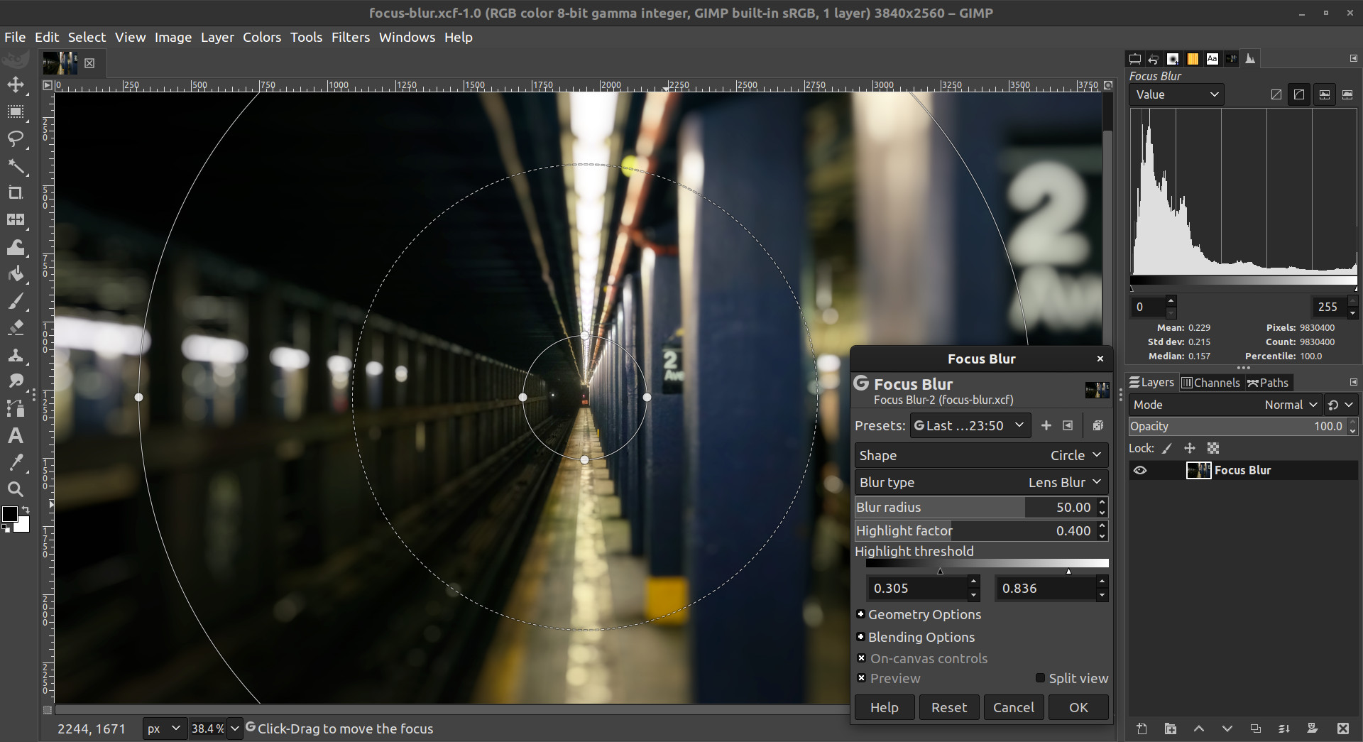 Học cách How to blur background in gimp 2.10 để tạo hiệu ứng chân dung