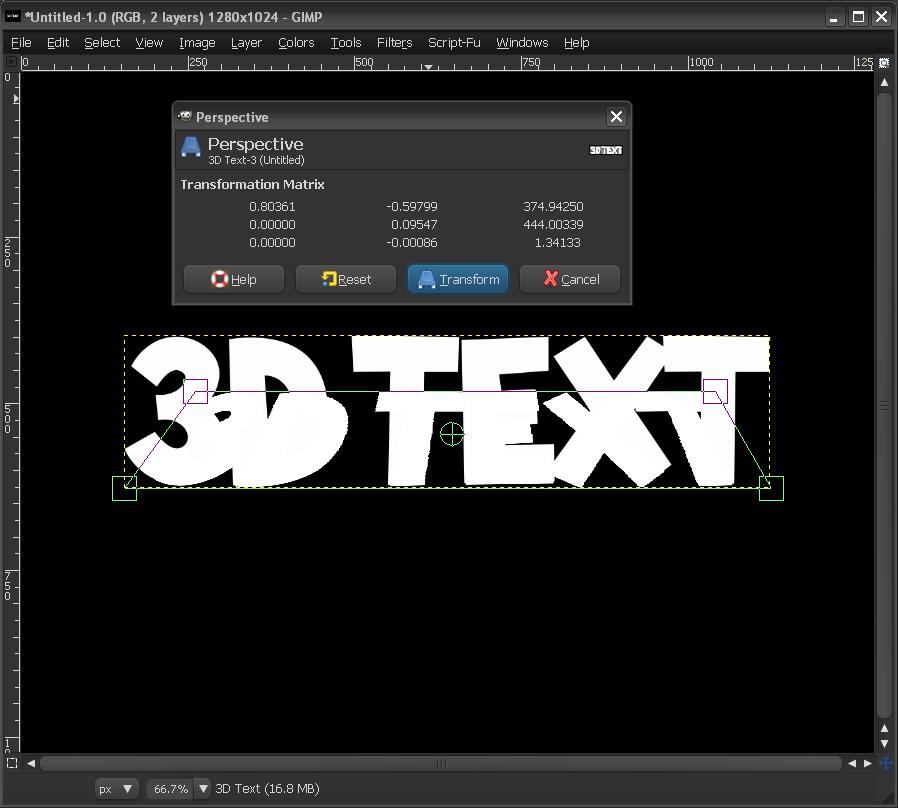 How To Make 3D Letters In Gimp at Lula Wilson blog