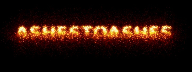 Ashes To Ashes Dust To Dust Dissolve Text Into Particles Tutorials Gimpusers Com