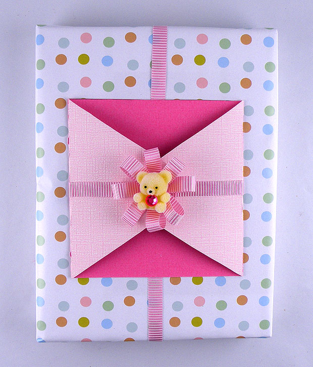 Gift Card Baby Gift Wrap Design