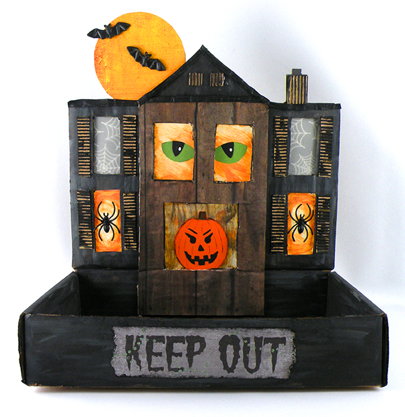 DIY Haunted House Tabletop Decoration Gina Tepper